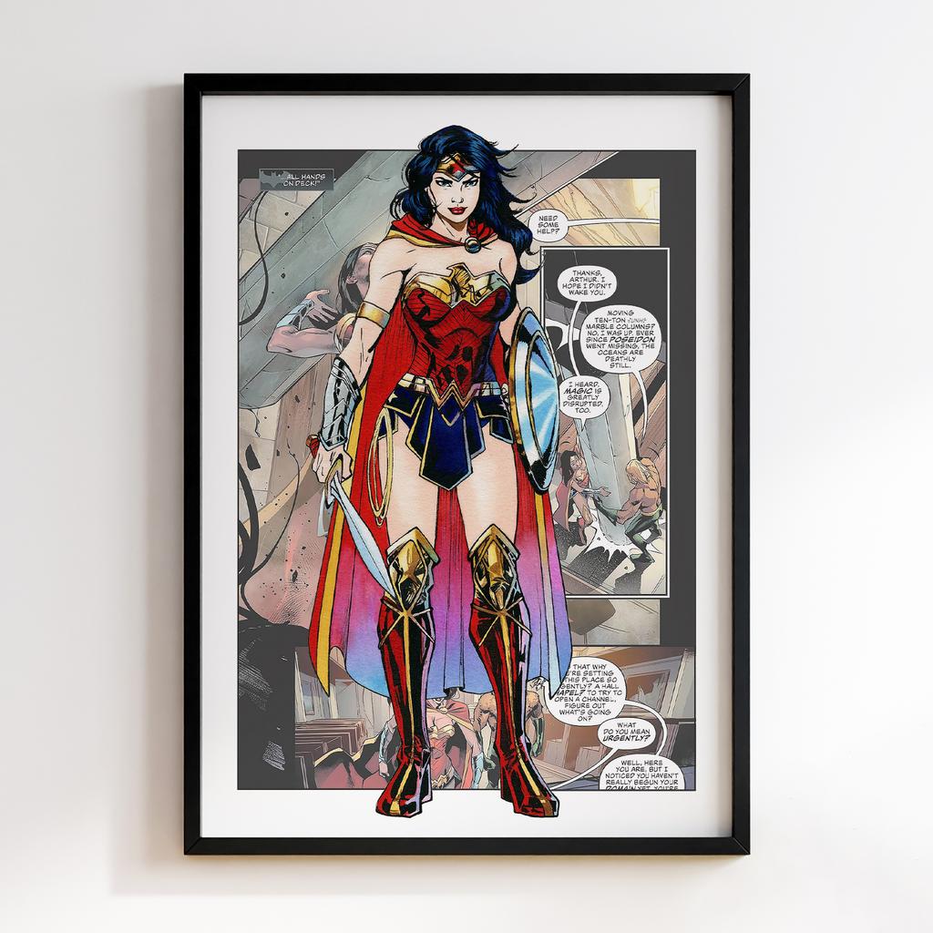 Постер Супергерої Коміксів Диво-Жінка