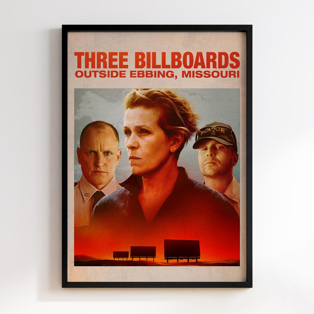 Постер Three Billboards Outside Ebbing, Missouri (2017)