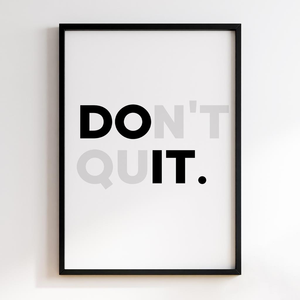 Don't Quit