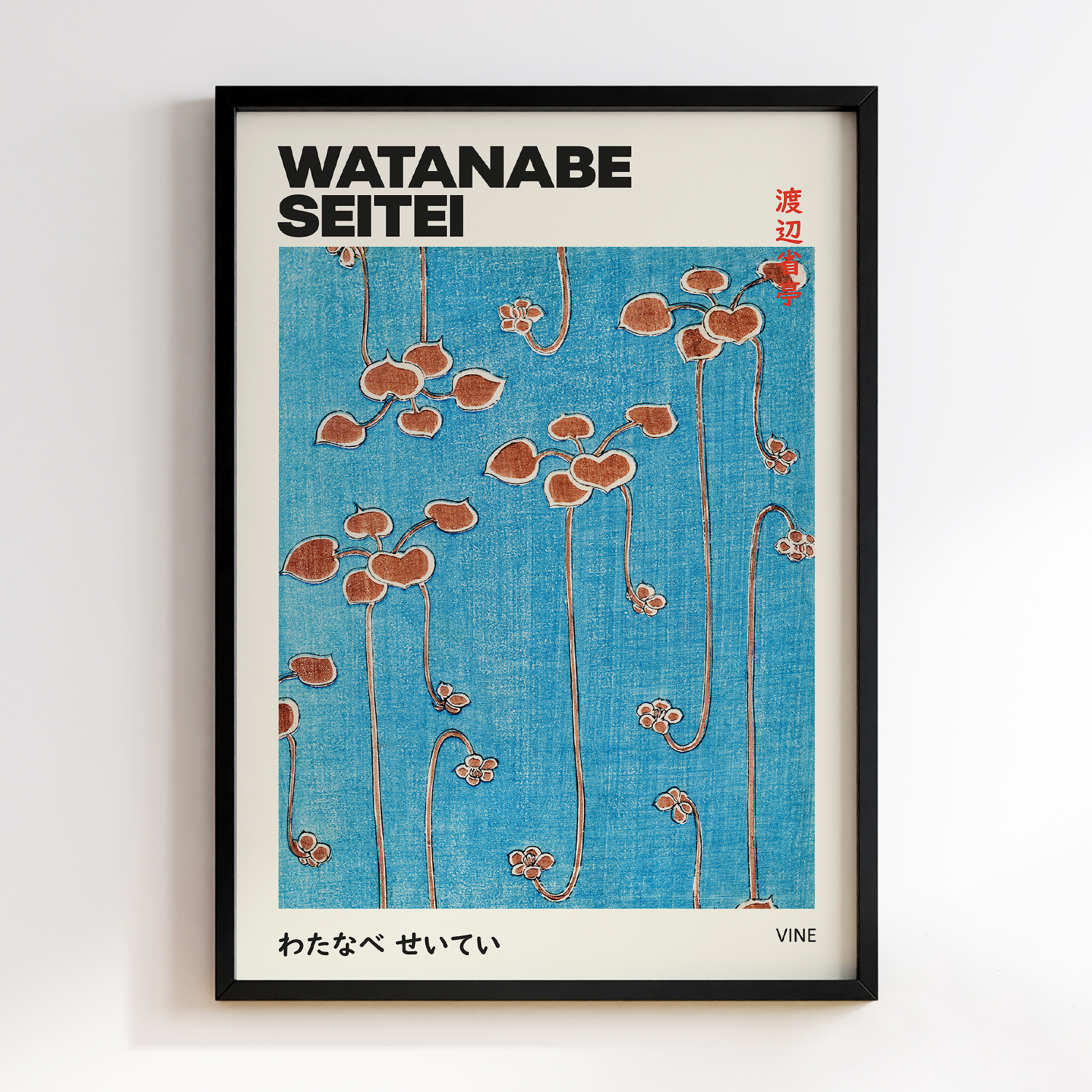 Vine illustration by Watanabe Seitei