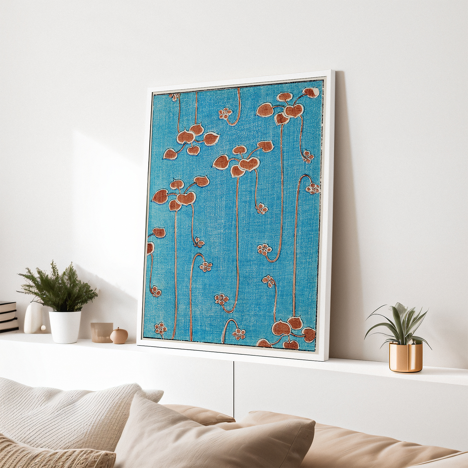 Vine illustration by Watanabe Seitei