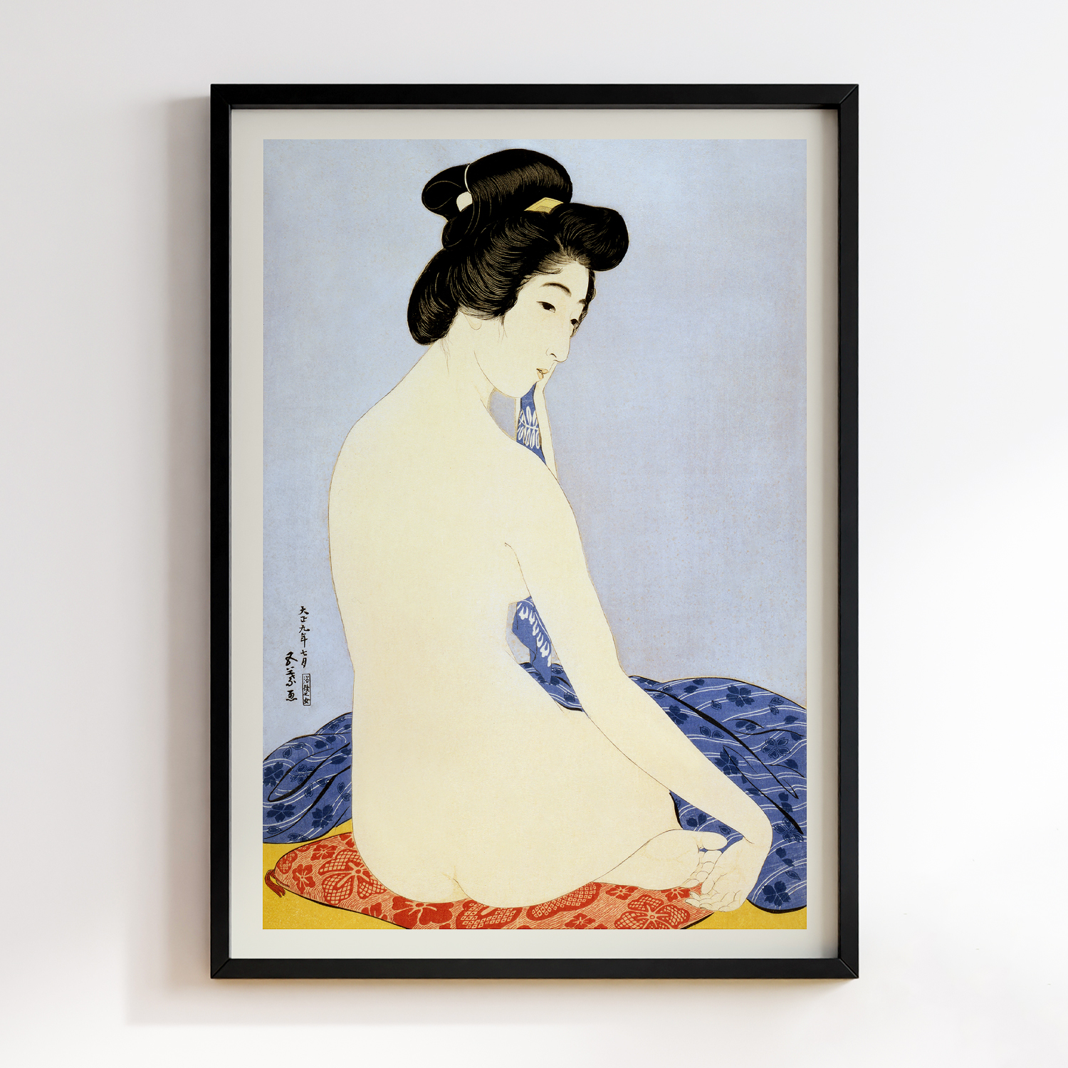 Woman after bath (the model Tomi after bath) (1920) by Goyo Hashiguchi