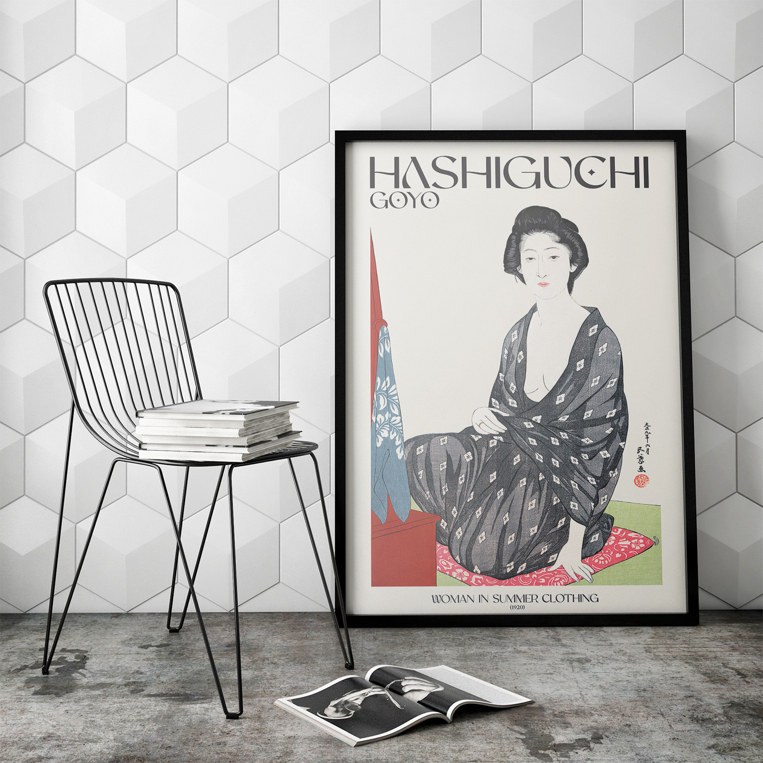 Woman in Summer Clothing (1920) by Goyo Hashiguchi