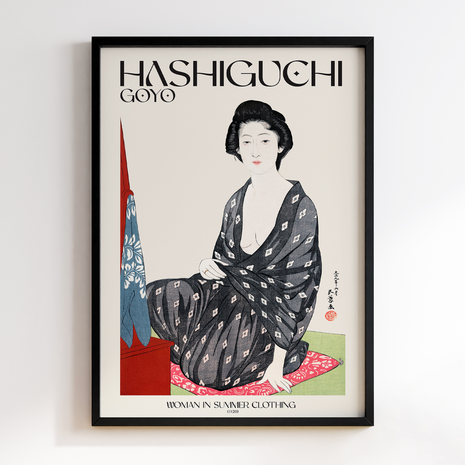 Woman in Summer Clothing (1920) by Goyo Hashiguchi