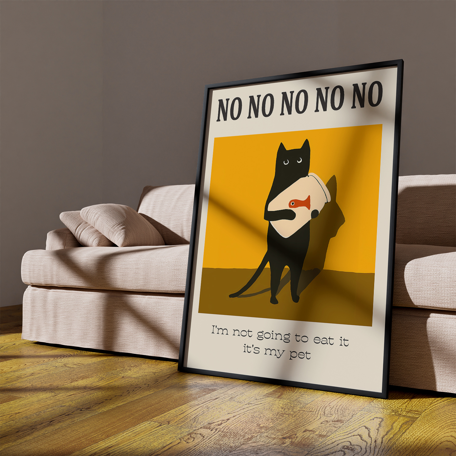 No No No No No I'm not going to eat it it's my pet