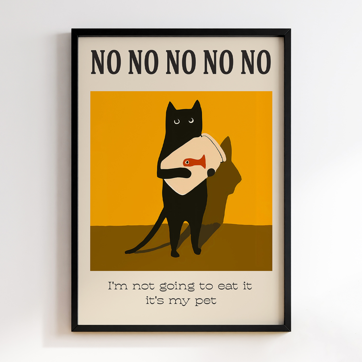 No No No No No I'm not going to eat it it's my pet