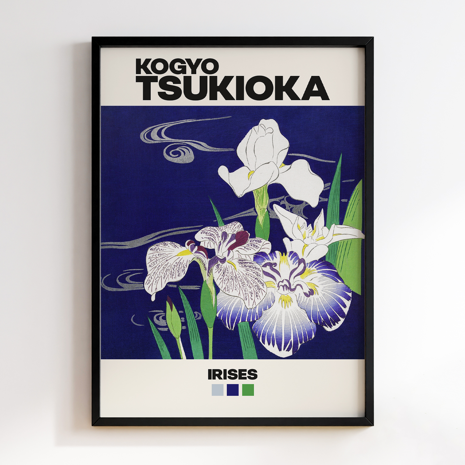 Irises (1890–1900) by Kogyo Tsukioka #1