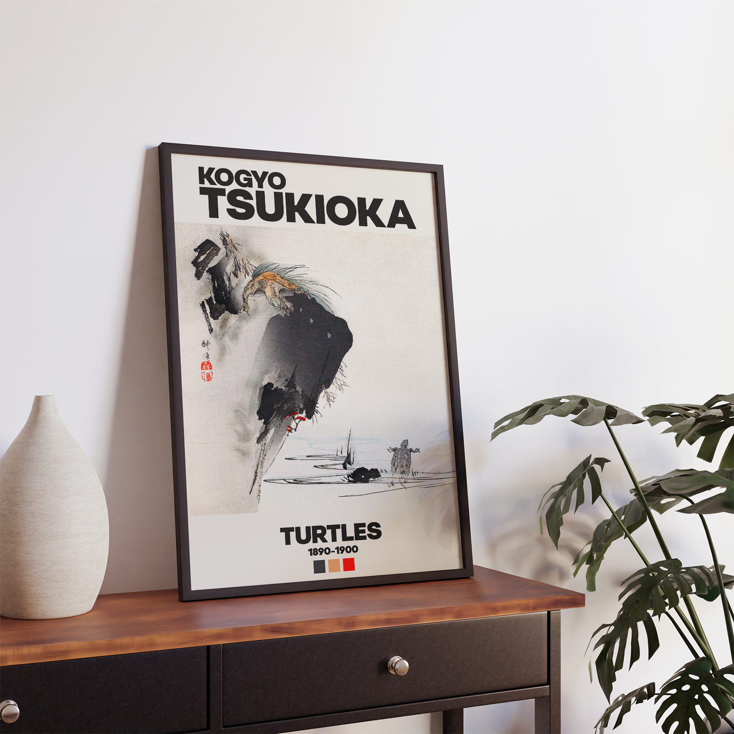 Turtles (1890–1900) by Kogyo Tsukioka #1