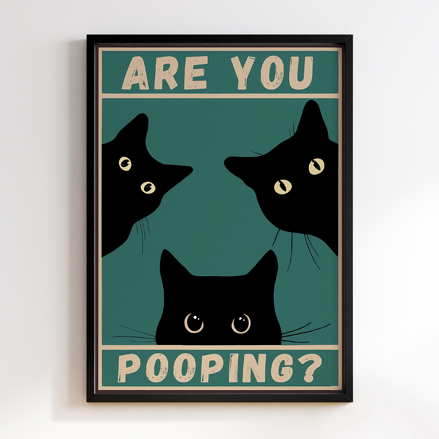 Funny Cats Are You Pooping