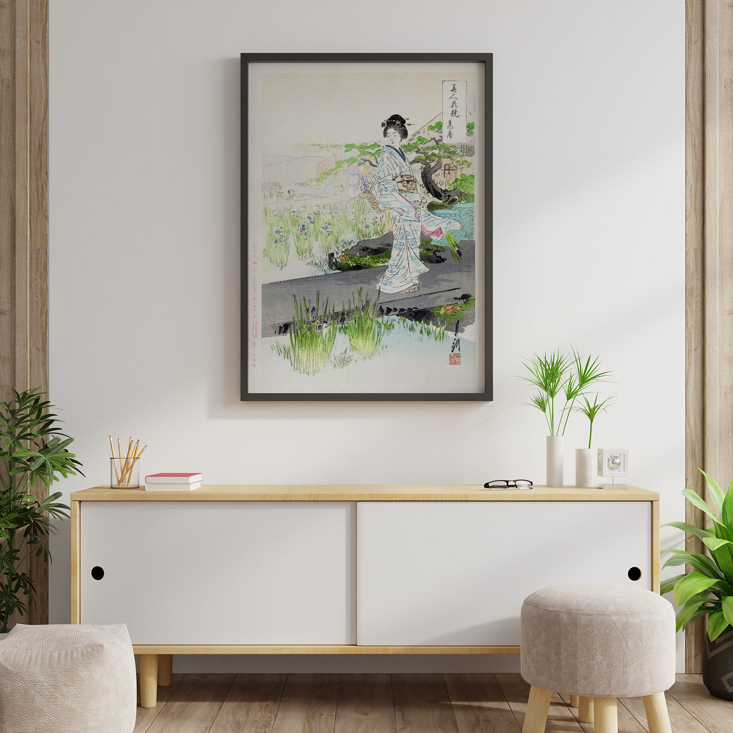 Iris Garden (1887–1896) by Ogata Gekko