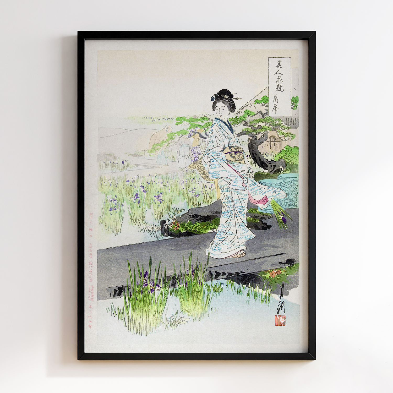 Iris Garden (1887–1896) by Ogata Gekko