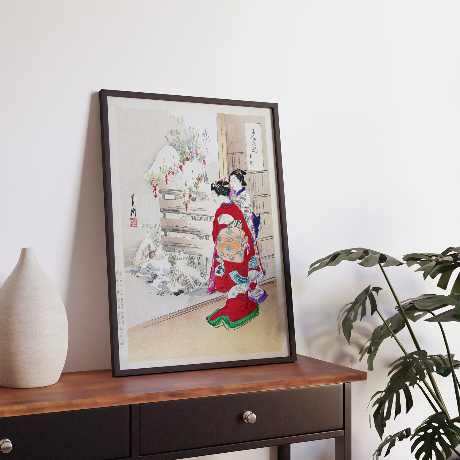 Snowy Garden (1887–1896) by Ogata Gekko