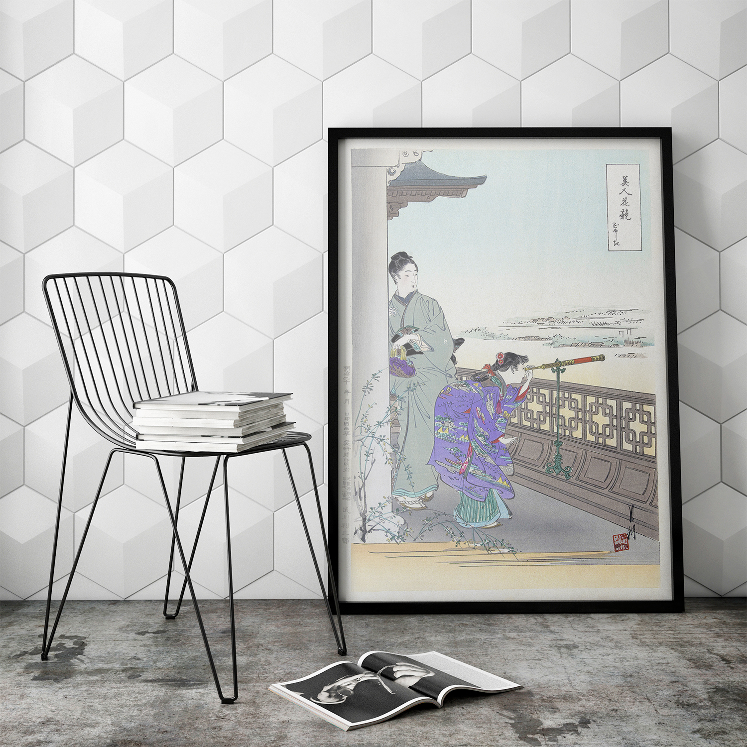 The Binoculars (1887–1896) by Ogata Gekko