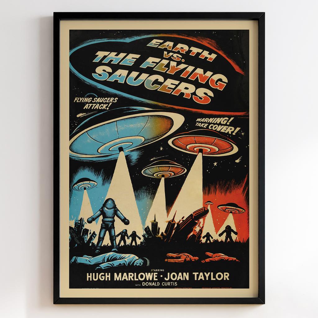 Земля проти літаючих тарілок Ї Earth vs. the Flying Saucers 1956 #11700