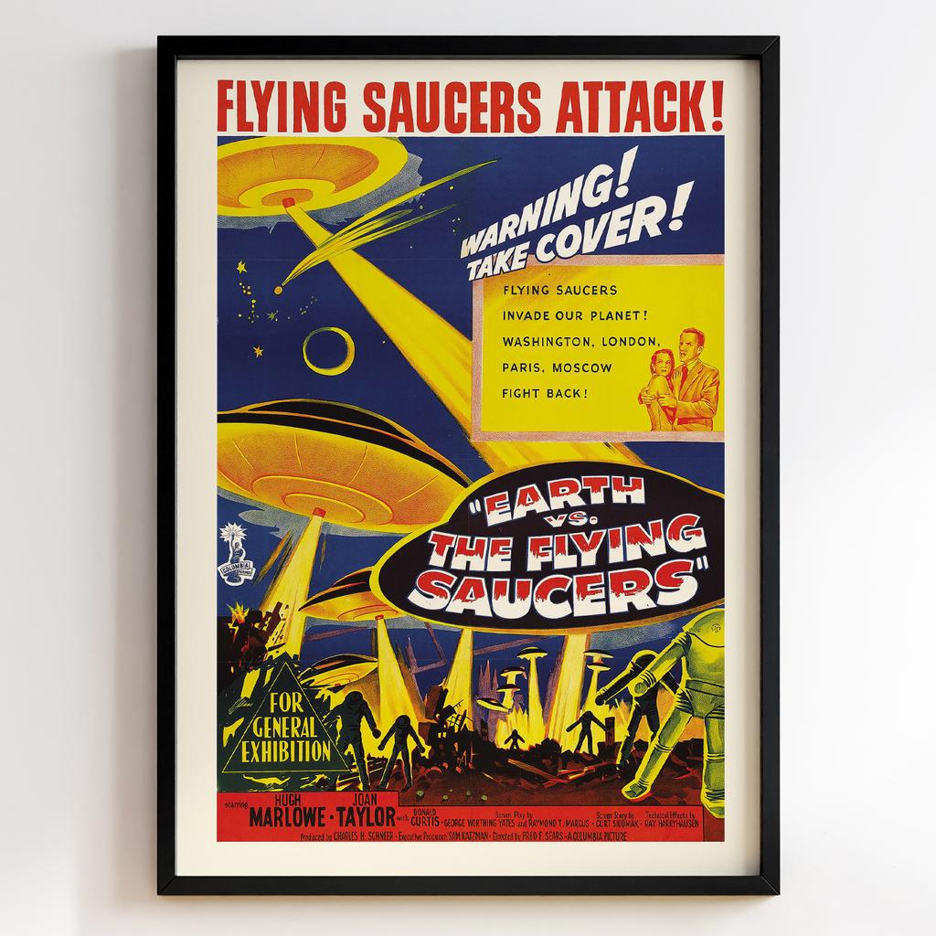 Земля проти літаючих тарілок Ї Earth vs. the Flying Saucers 1956 #11701