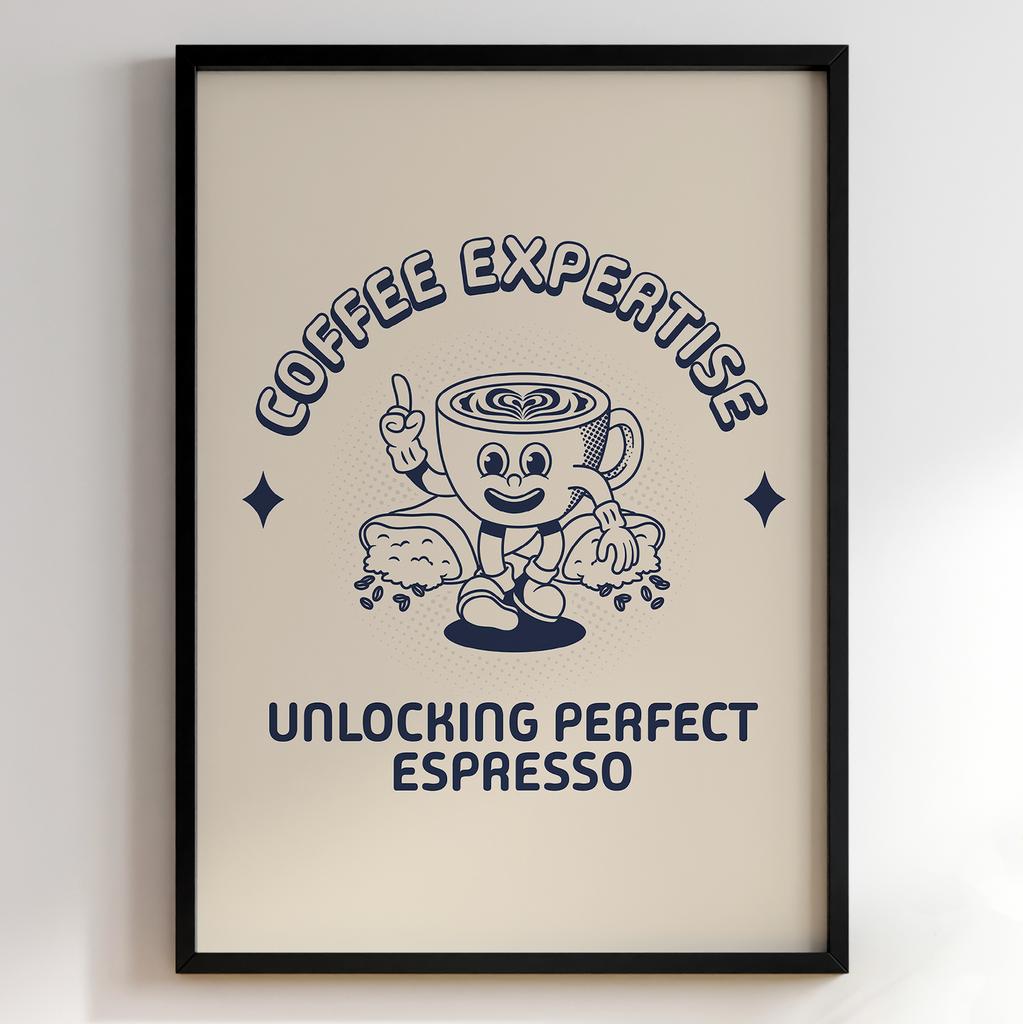 Постер з кавою | Cтильна картина для кавʼярень