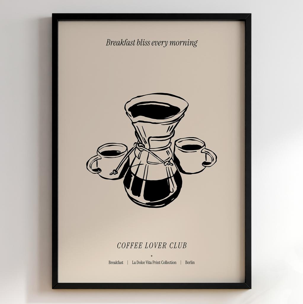 Постер з кавою | Cтильна картина для кавʼярень