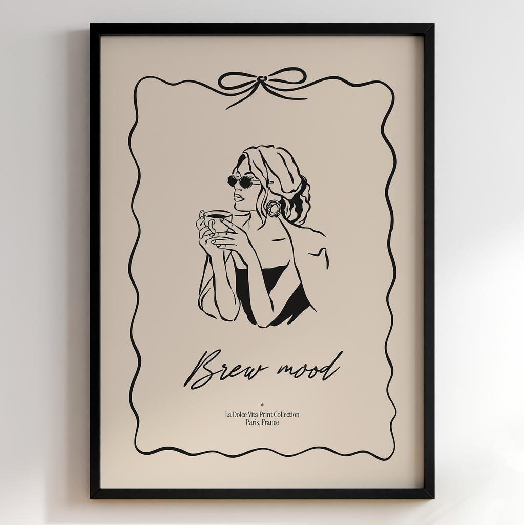 Постер з кавою | Cтильна картина для кавʼярень