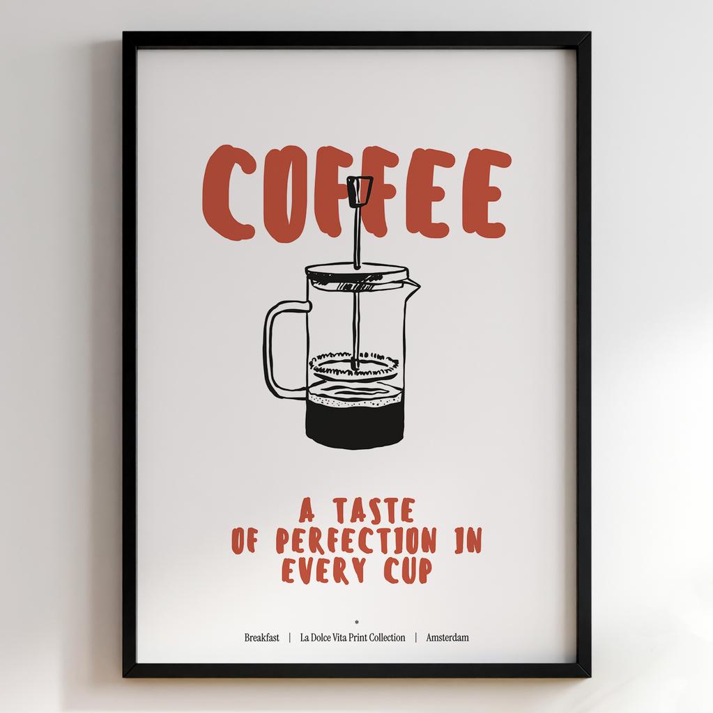 Постер з кавою | Cтильна картина для кавʼярень