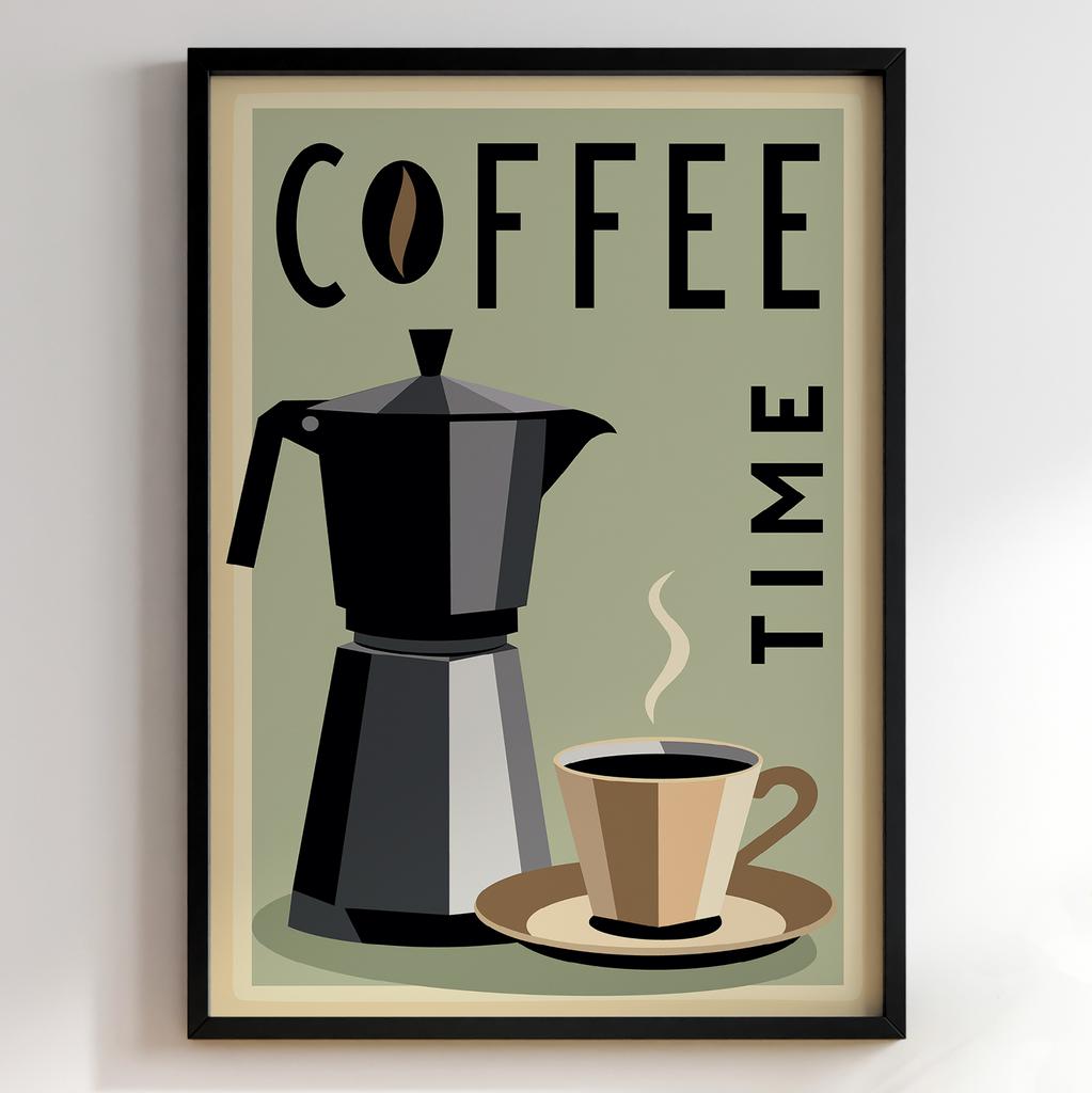 Постер з кавою | Cтильна картина для кавʼярень