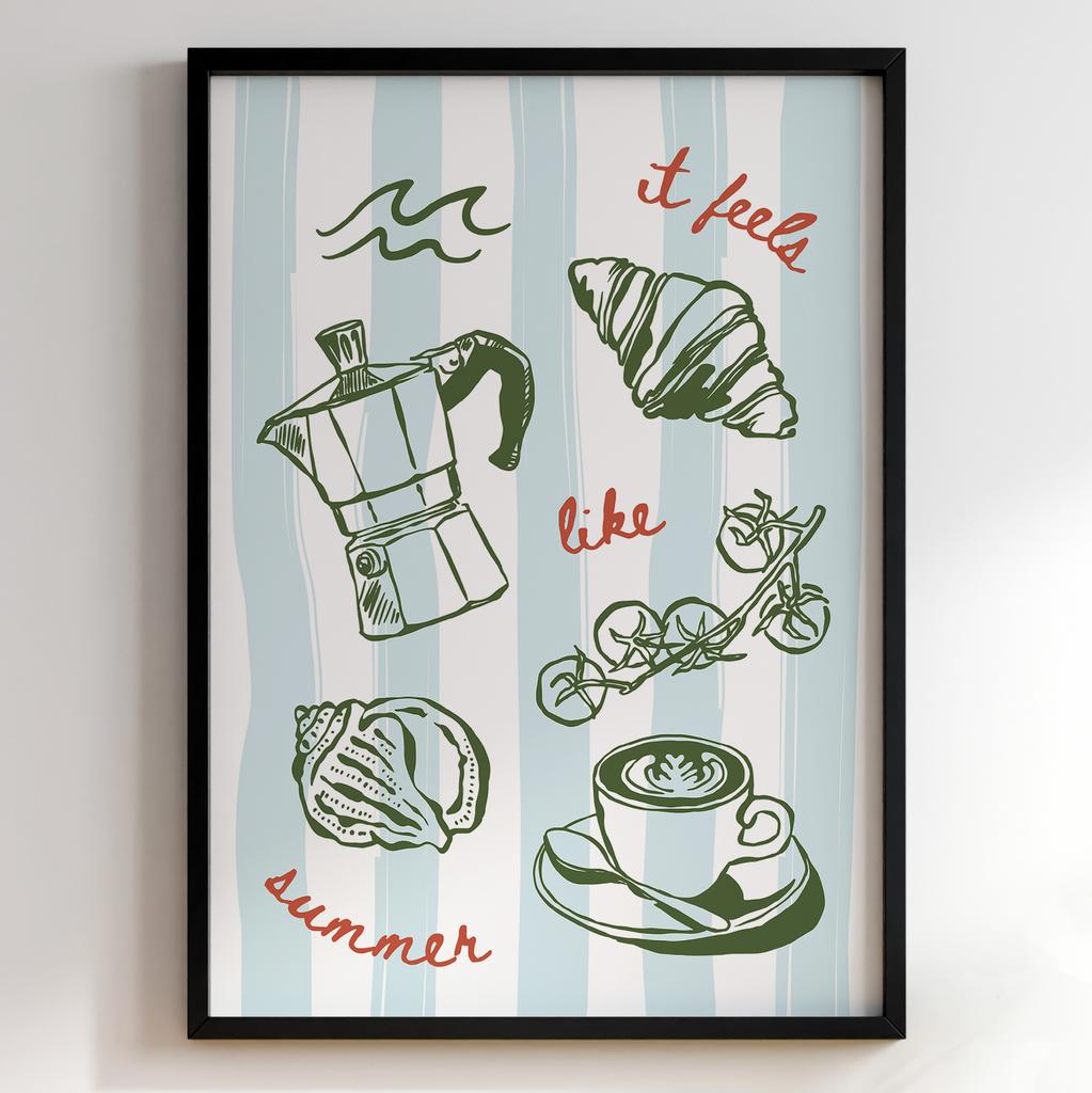 Постер з кавою | Cтильна картина для кавʼярень