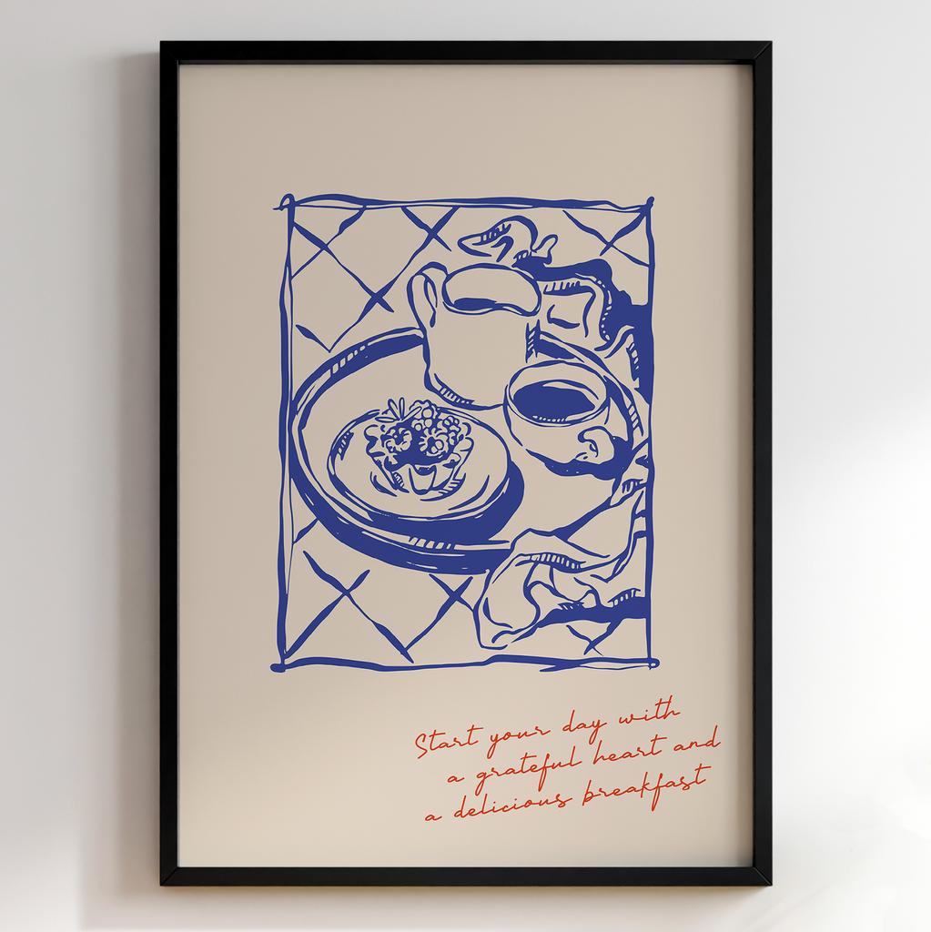 Постер з кавою | Cтильна картина для кавʼярень