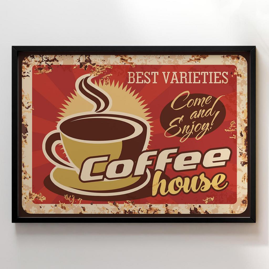 Постер з кавою | Cтильна картина для кавʼярень