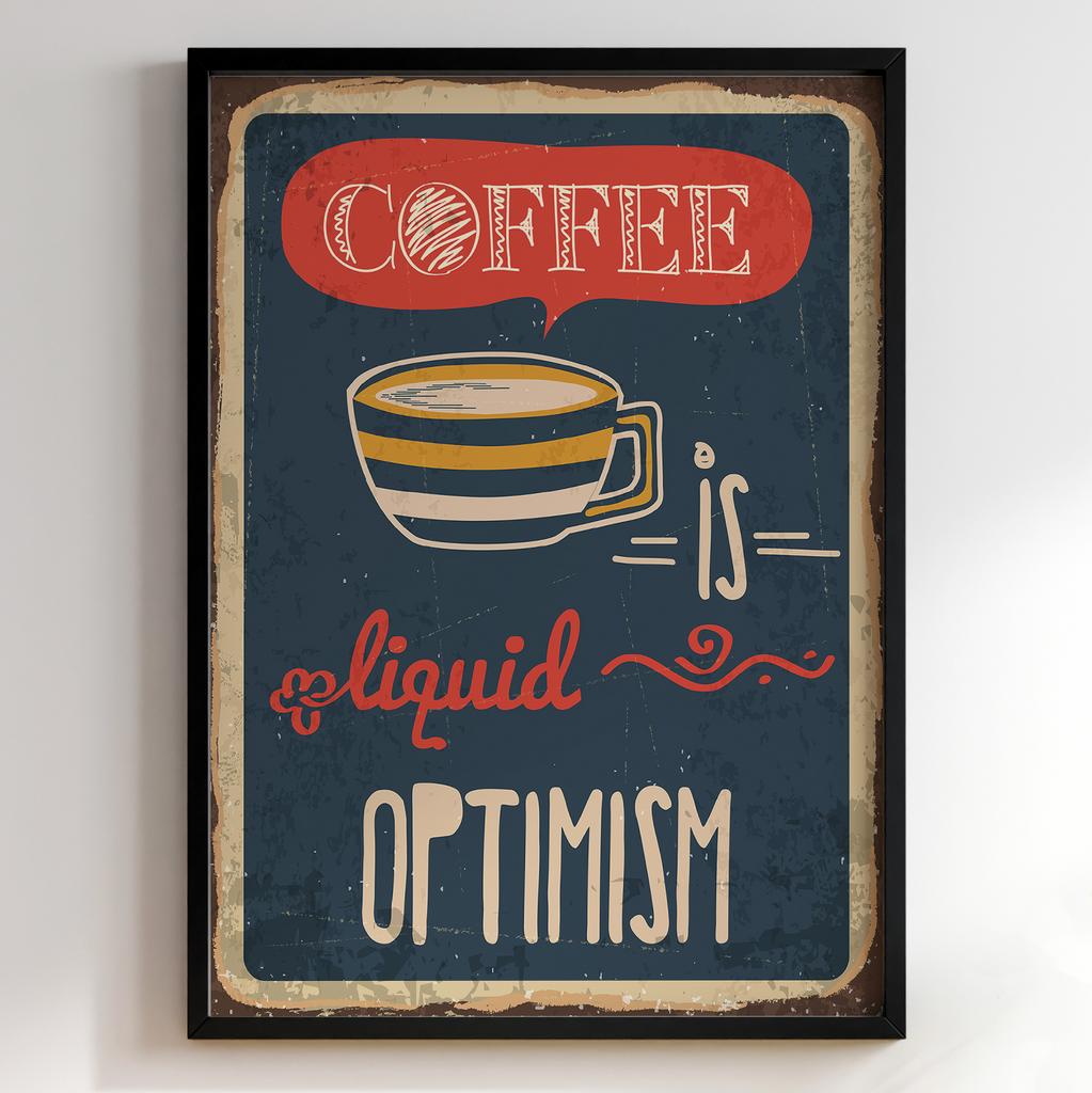 Постер з кавою | Cтильна картина для кавʼярень