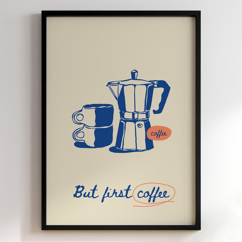 Постер з кавою | Cтильна картина для кавʼярень
