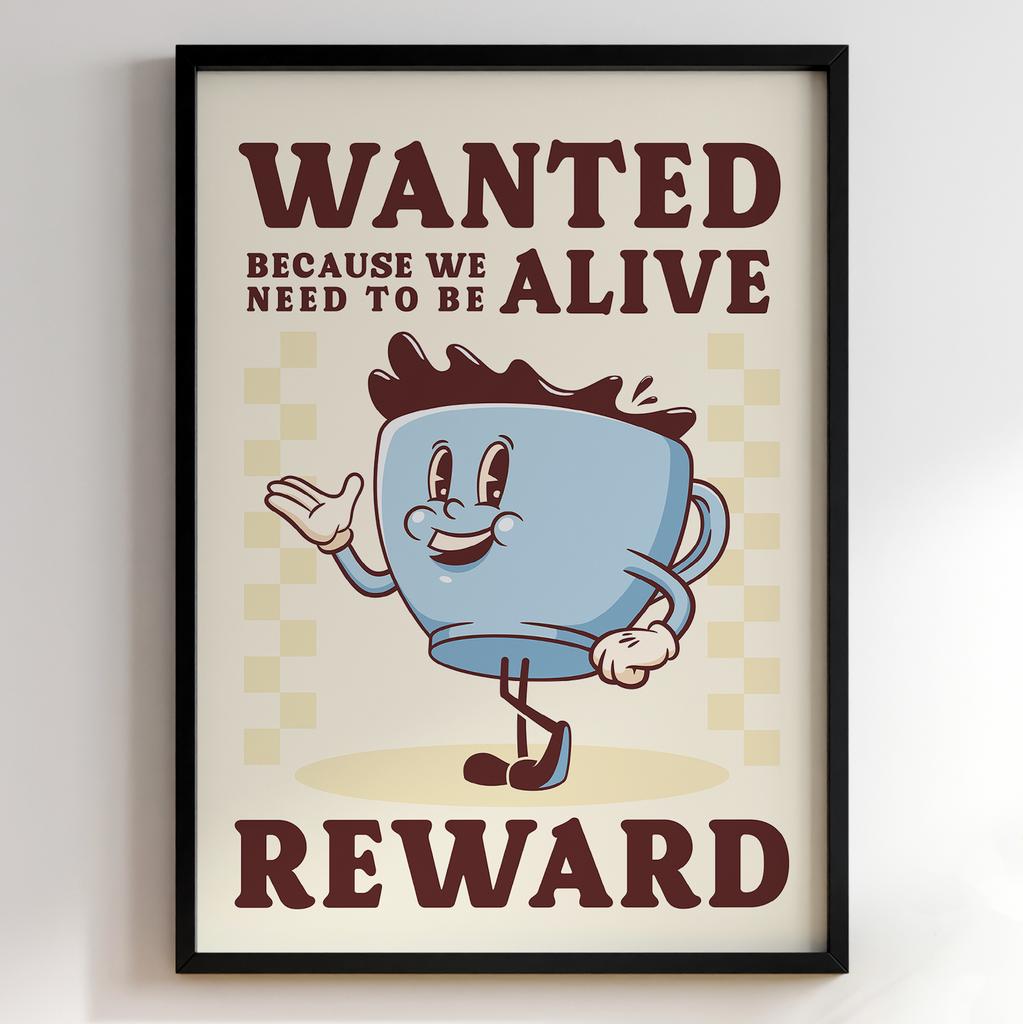 Постер з кавою | Cтильна картина для кавʼярень