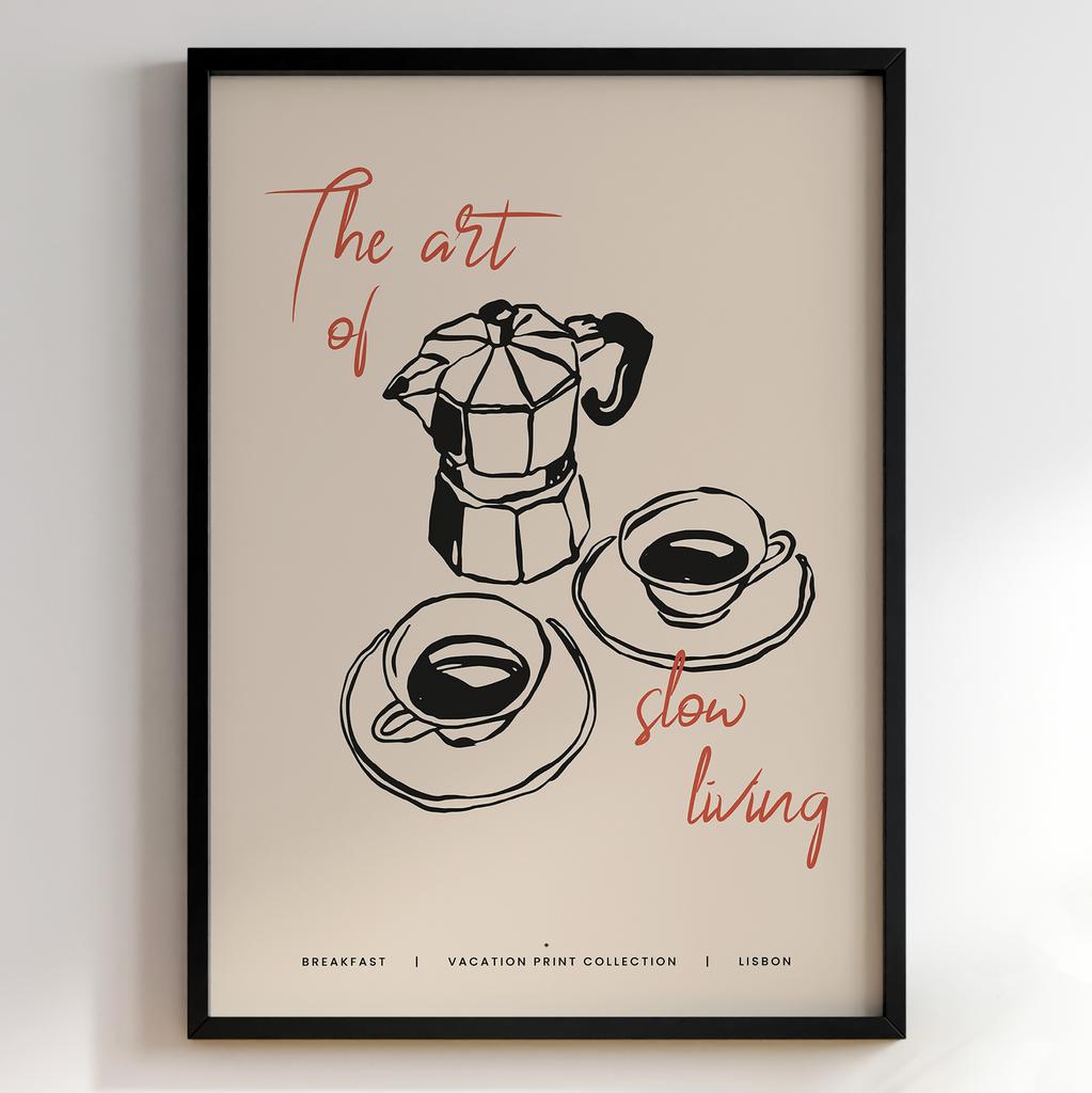 Постер з кавою | Cтильна картина для кавʼярень