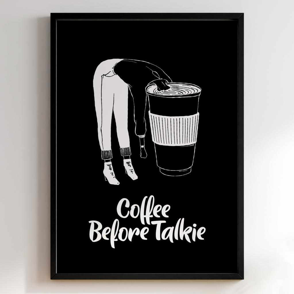 Постер з кавою | Cтильна картина для кавʼярень