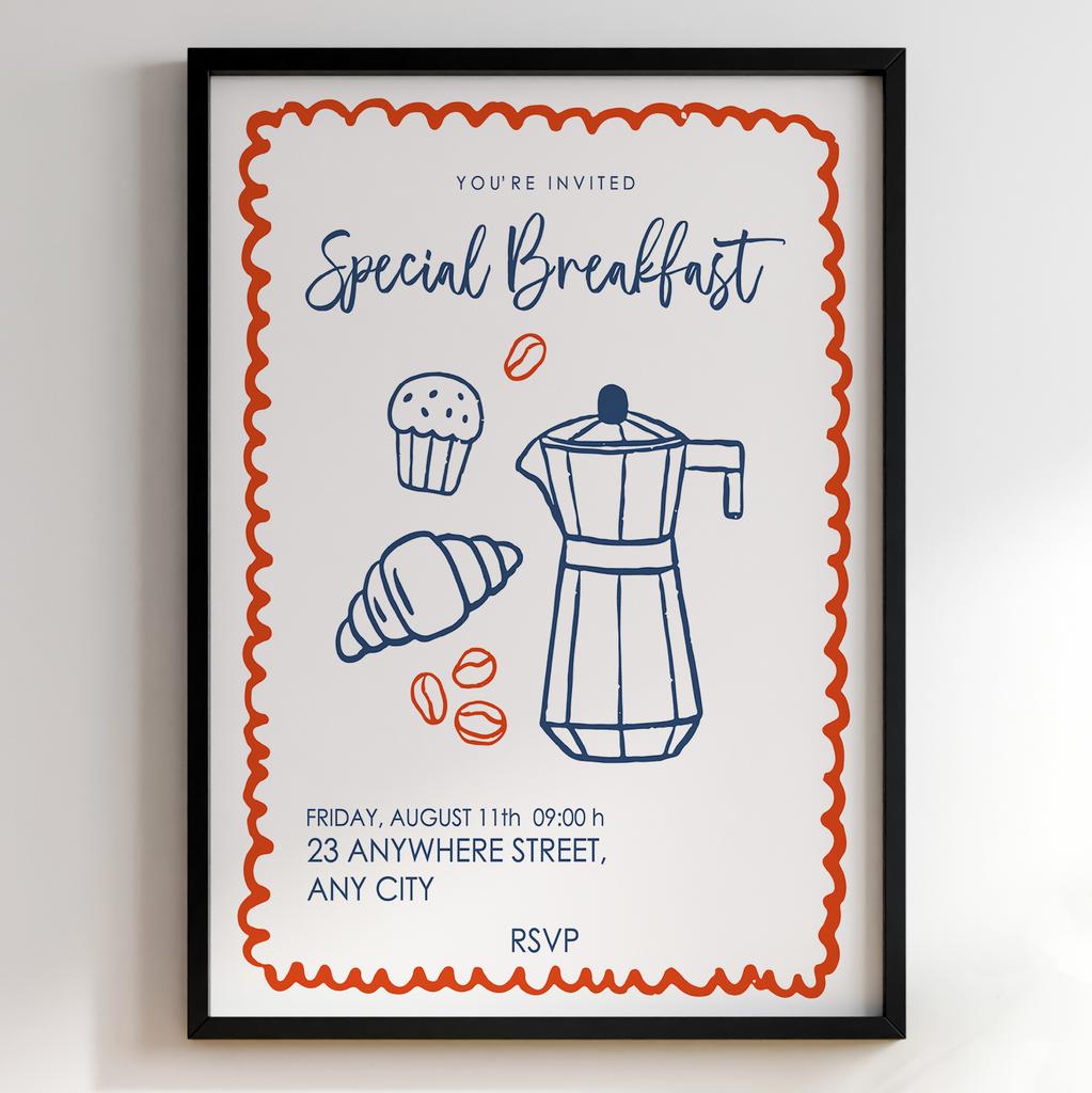 Постер з кавою | Cтильна картина для кавʼярень