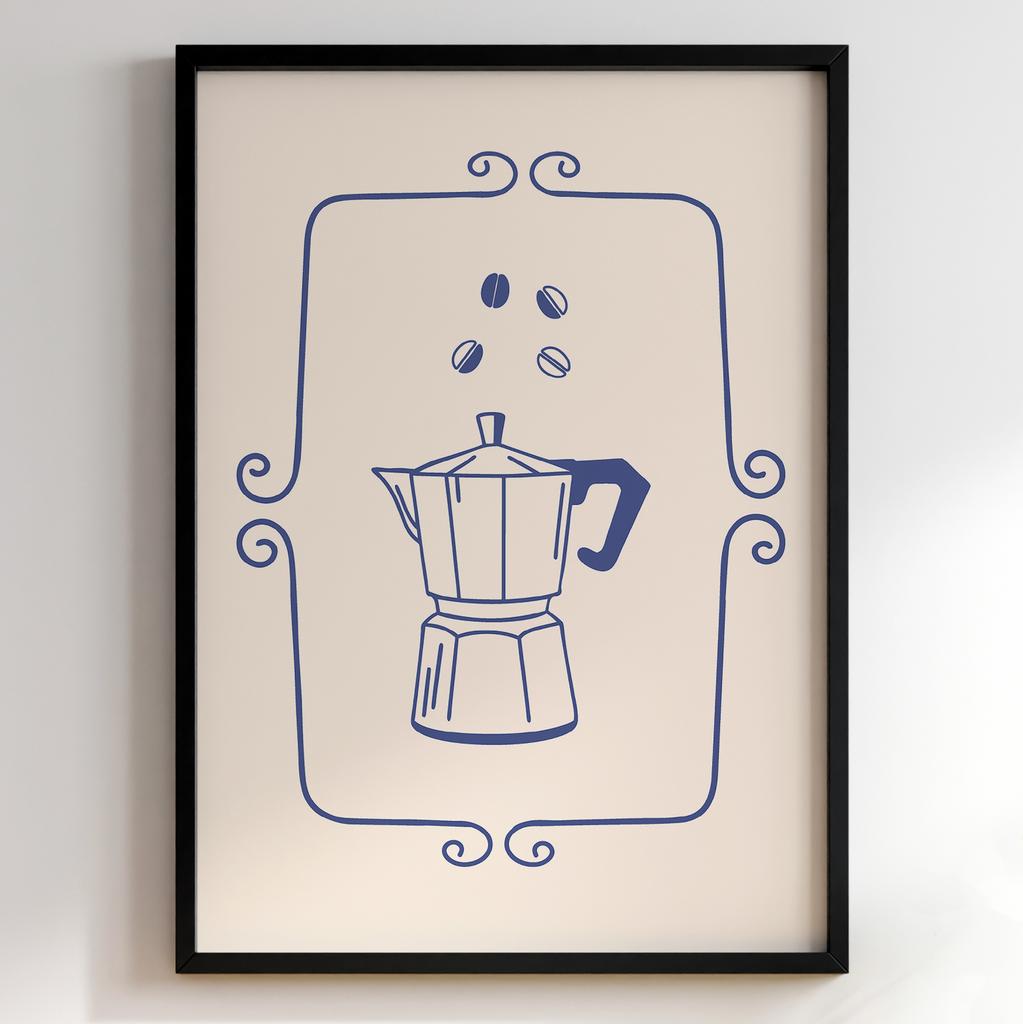 Постер з кавою | Cтильна картина для кавʼярень