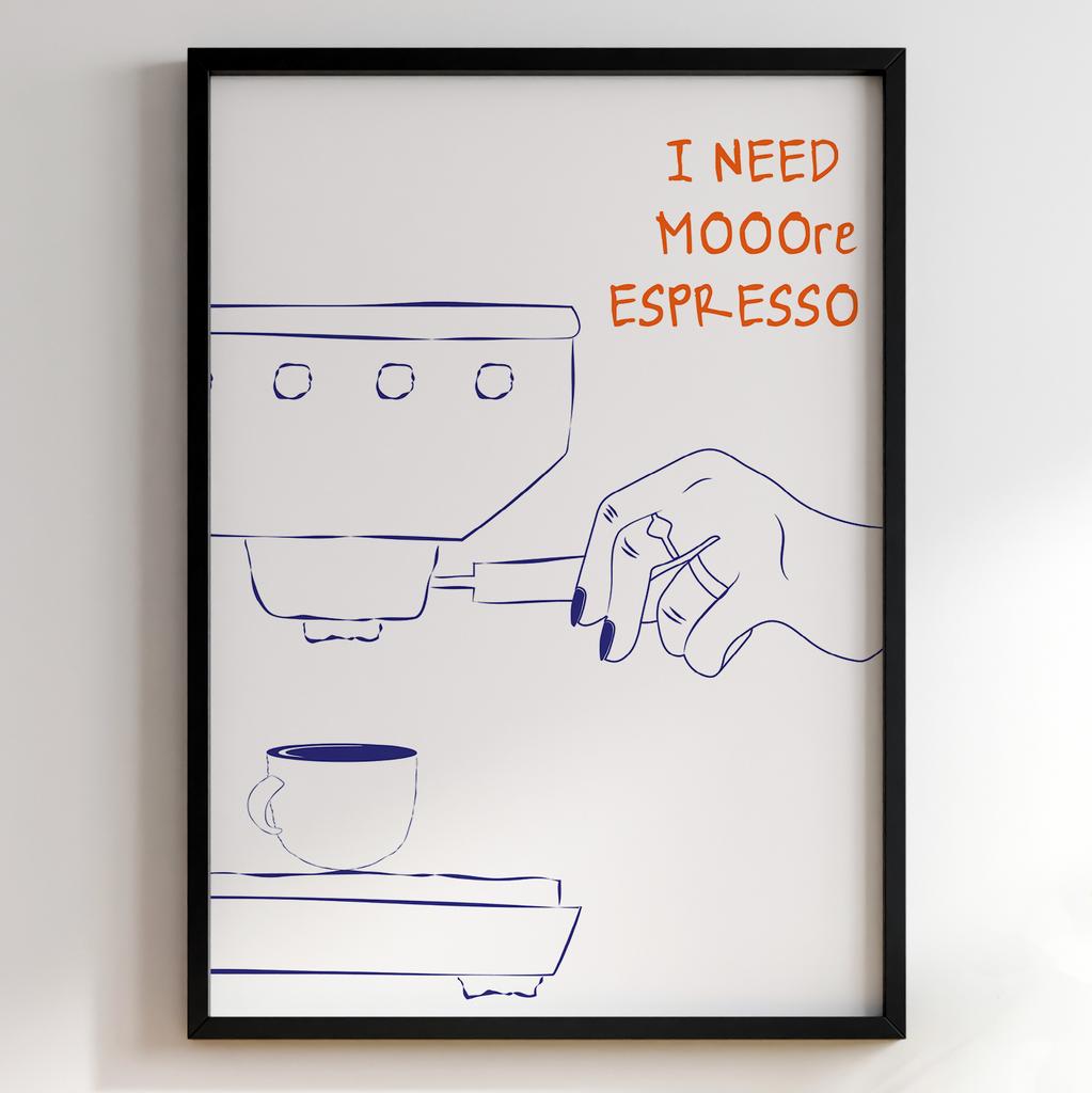 Постер з кавою | Cтильна картина для кавʼярень