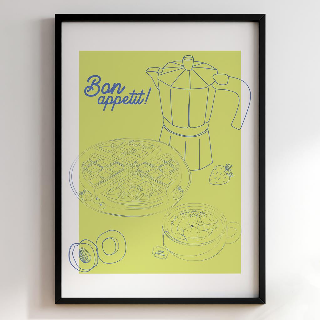 Постер з кавою | Cтильна картина для кавʼярень