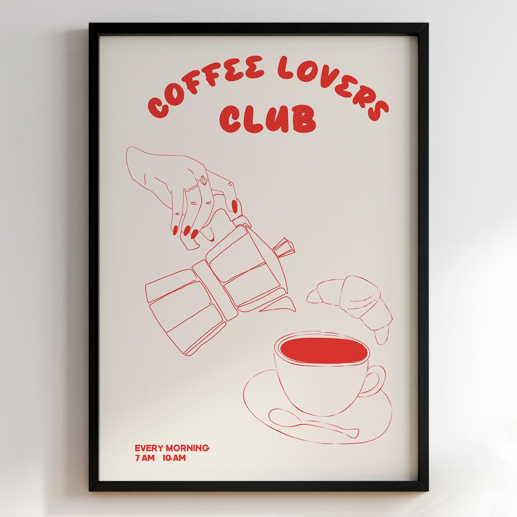 Постер з кавою | Cтильна картина для кавʼярень