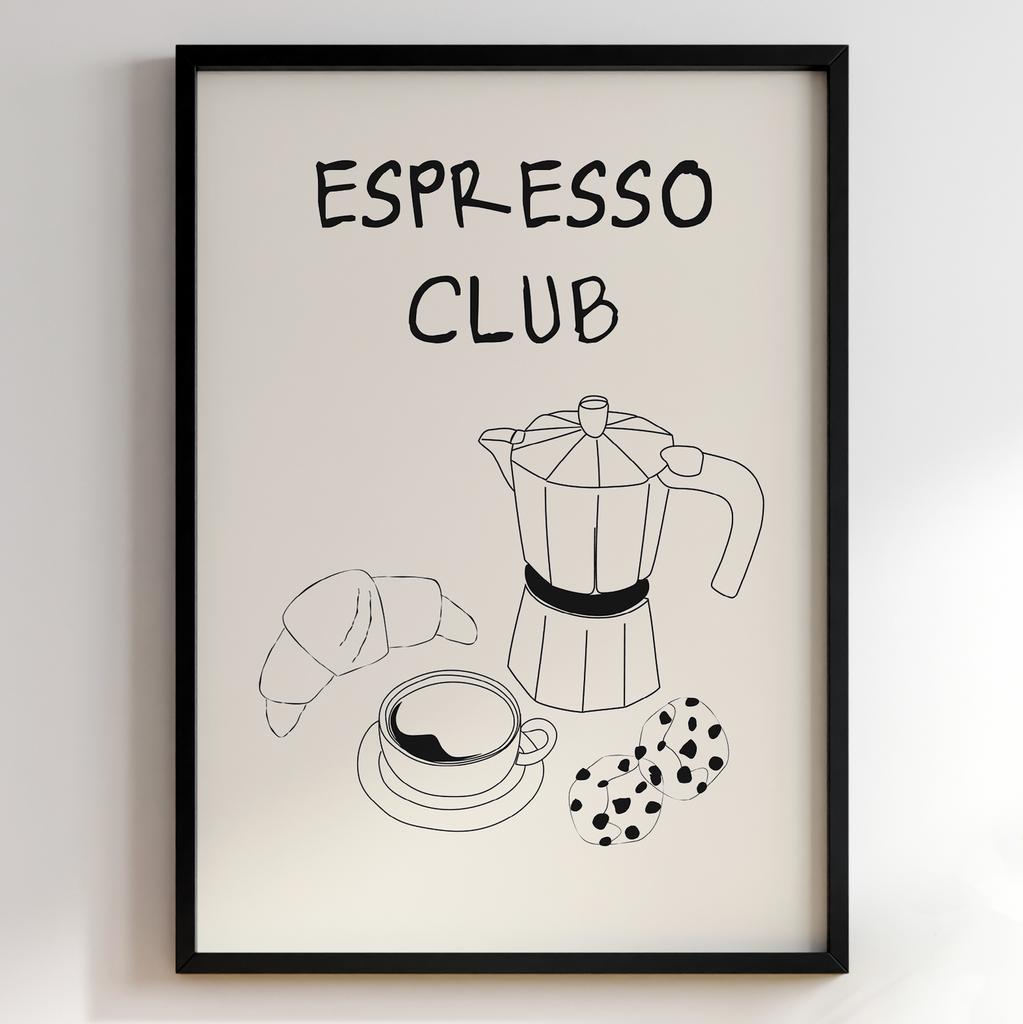 Постер з кавою | Cтильна картина для кавʼярень