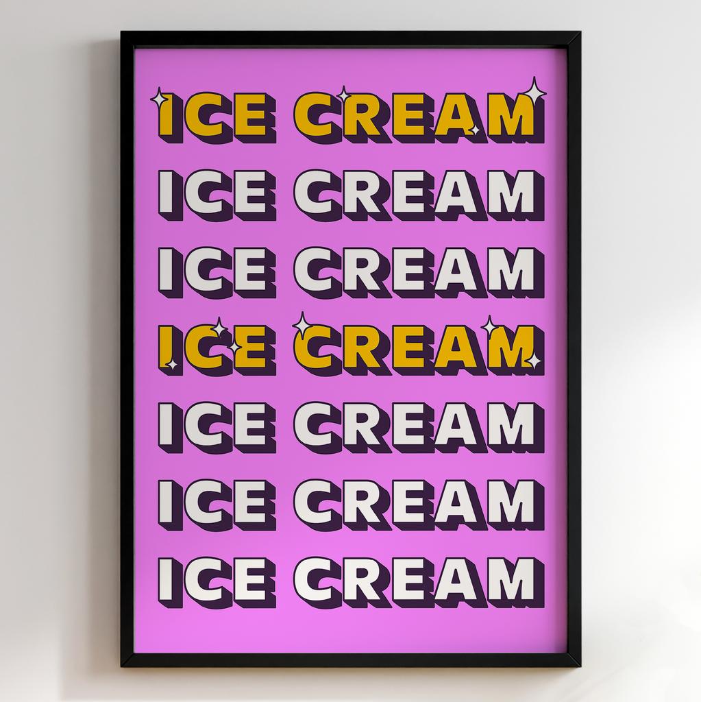 Постер з їжею для кухні | Яскравий арт у ретро-стилі