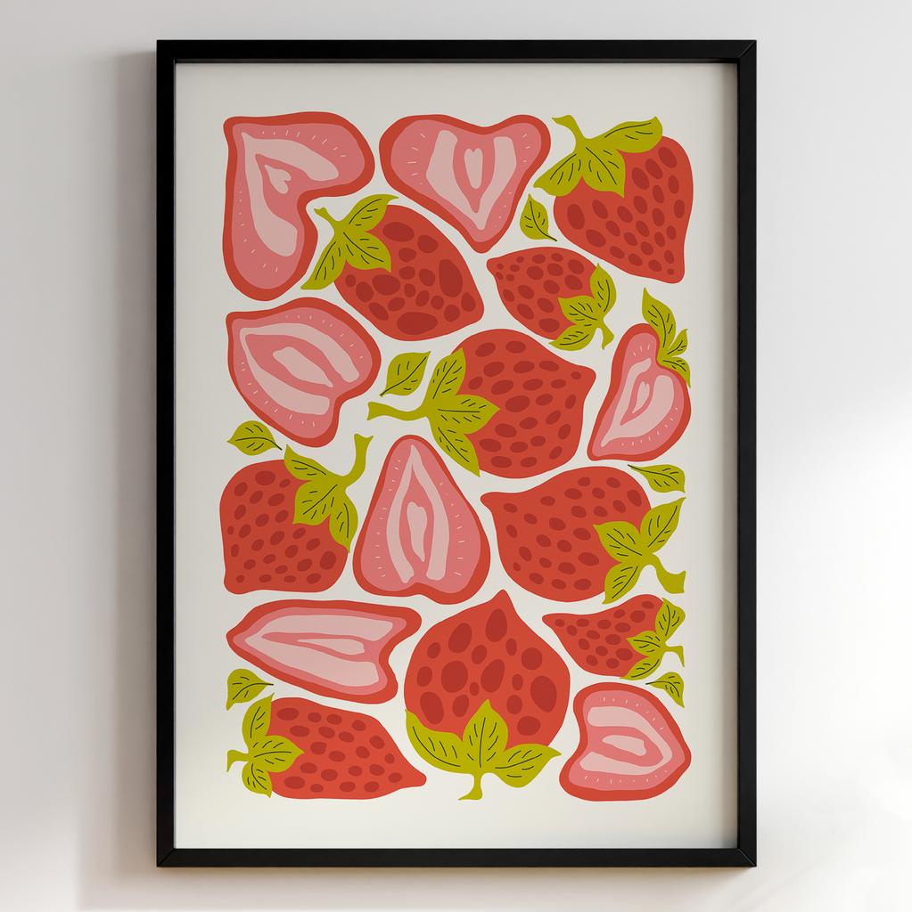 Пастельні постери з їжею | Декор для кухні у вінтажному стилі