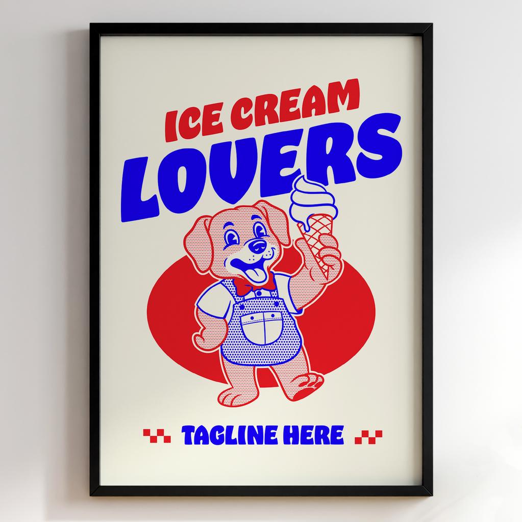 Пастельні постери з їжею | Декор для кухні у вінтажному стилі