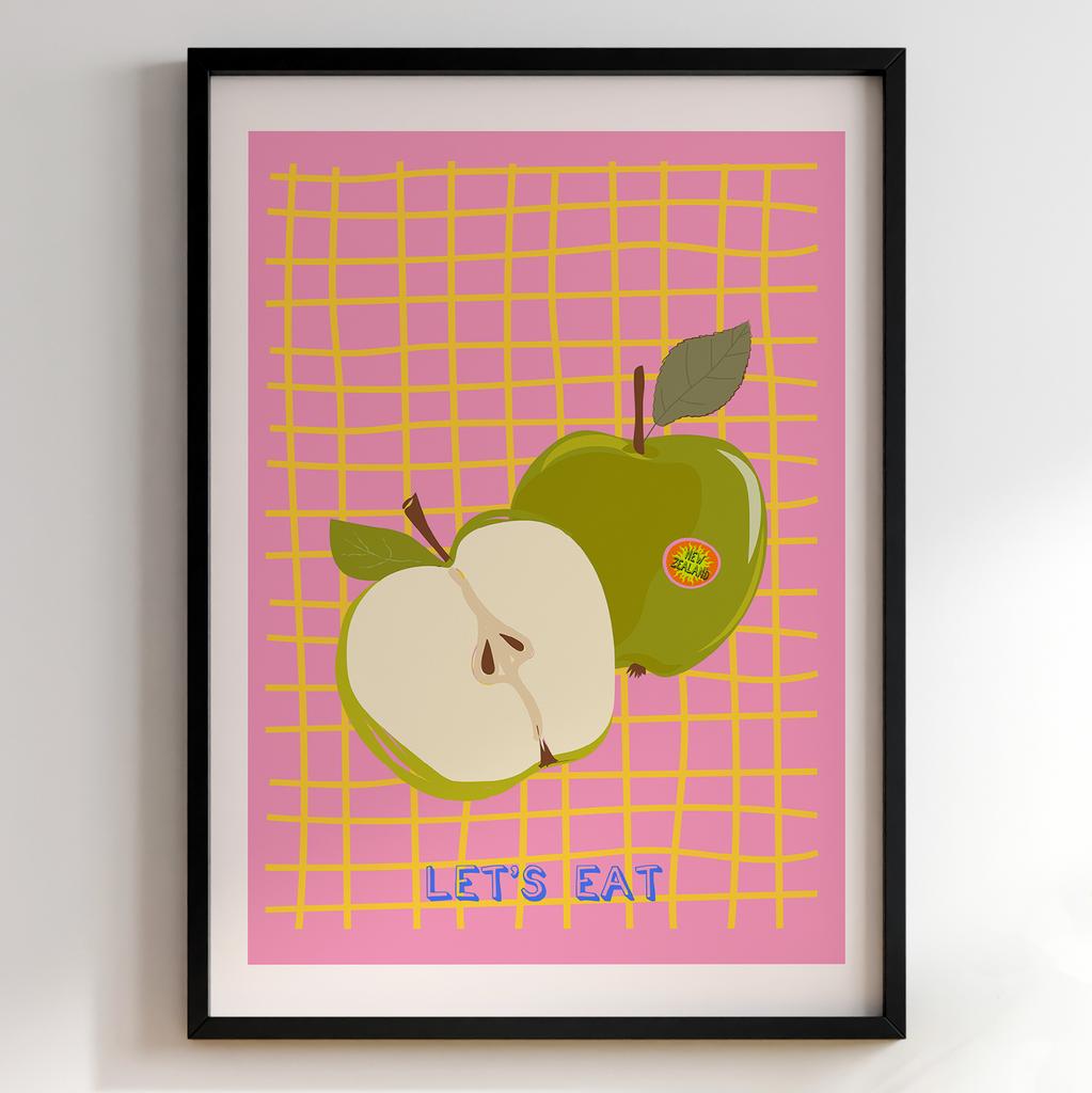 Пастельні постери з їжею | Декор для кухні у вінтажному стилі