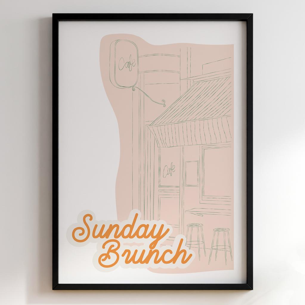 Пастельні постери з їжею | Декор для кухні у вінтажному стилі