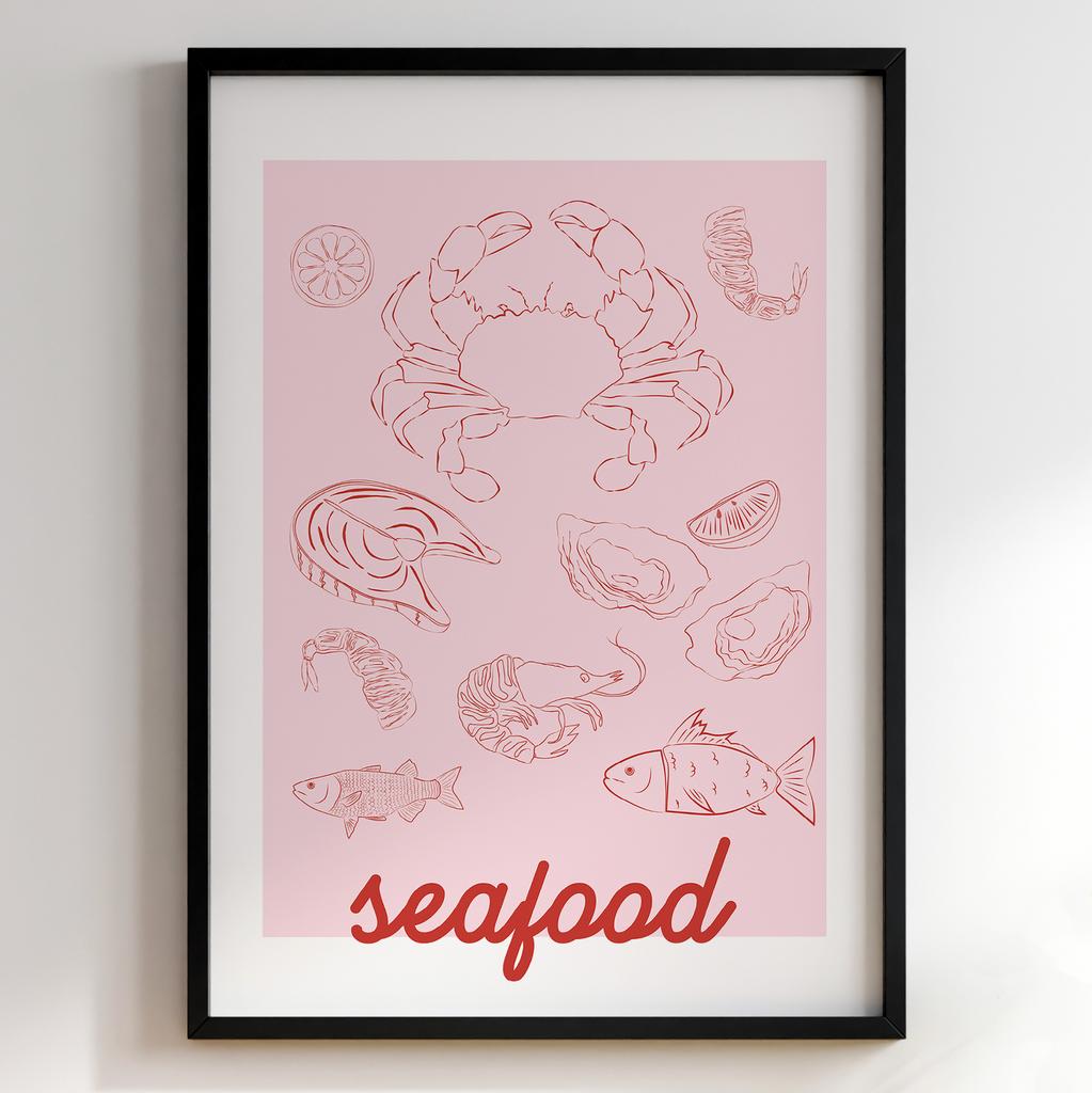 Пастельні постери з їжею | Декор для кухні у вінтажному стилі