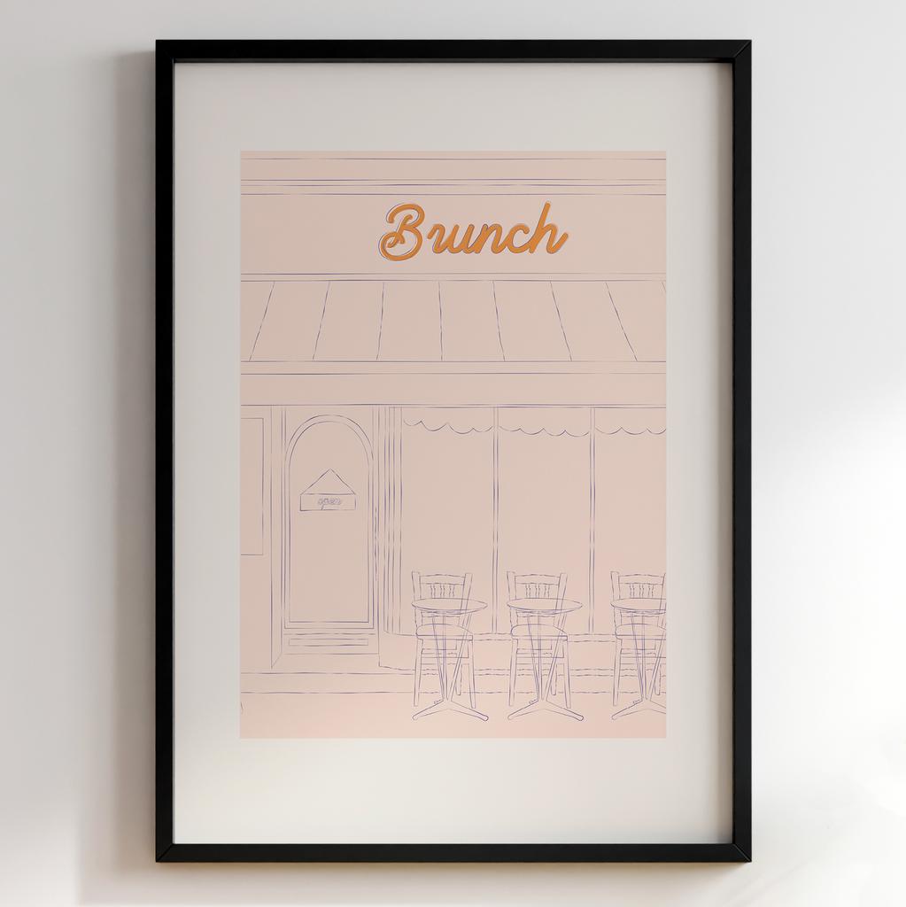 Пастельні постери з їжею | Декор для кухні у вінтажному стилі