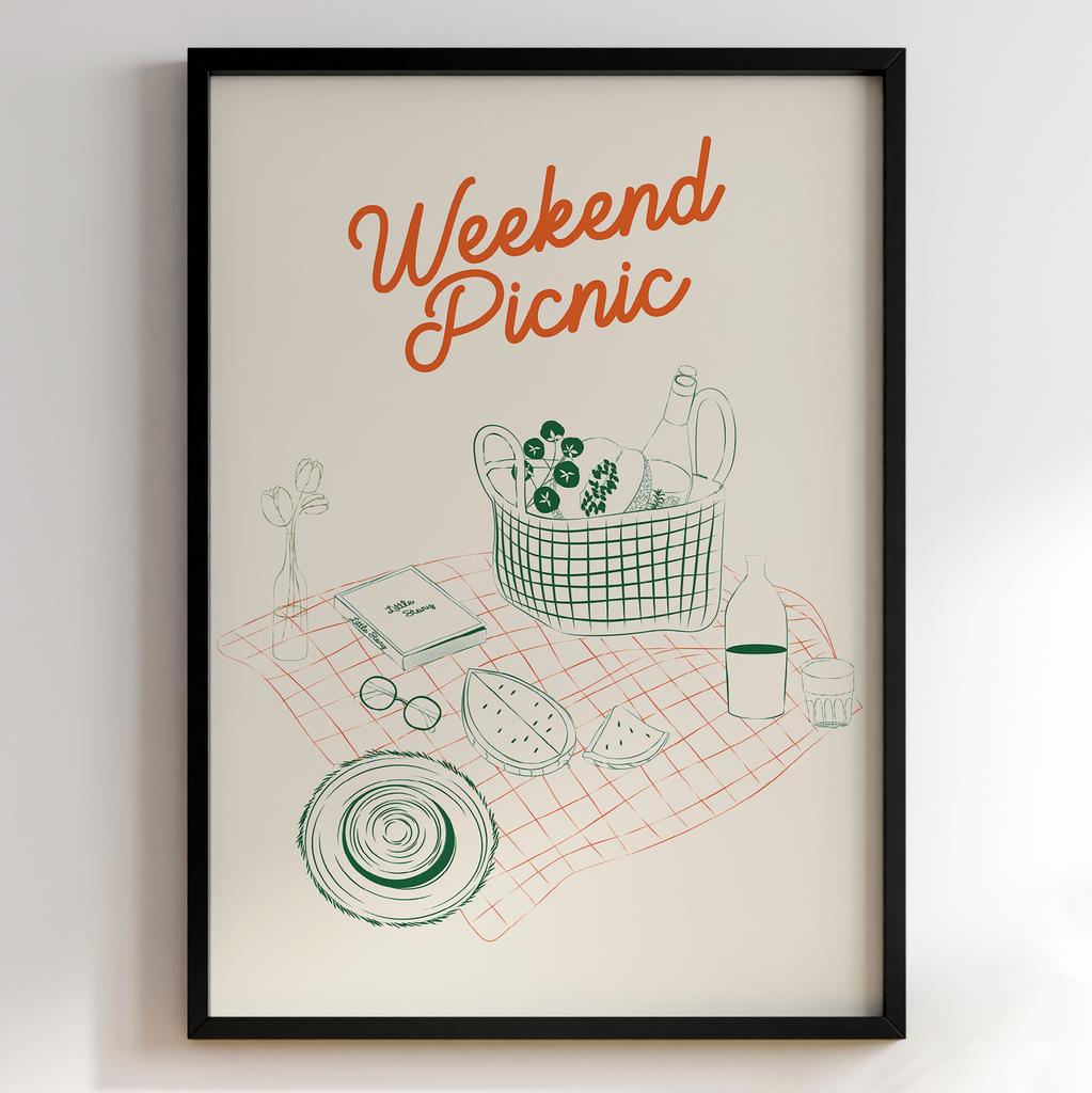 Пастельні постери з їжею | Декор для кухні у вінтажному стилі