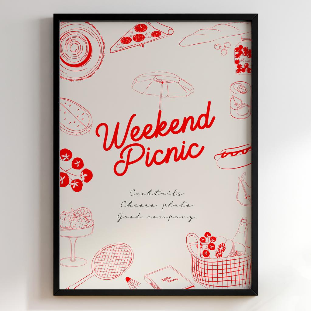 Пастельні постери з їжею | Декор для кухні у вінтажному стилі