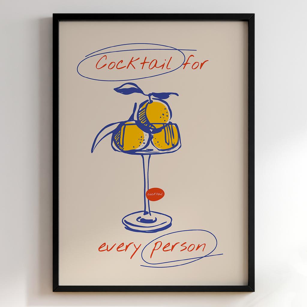 Постер з їжею для кухні та їдальні | Cучасна картина в рамі