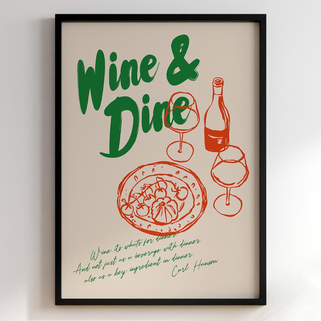 Постер з їжею для кухні та їдальні | Cучасна картина в рамі