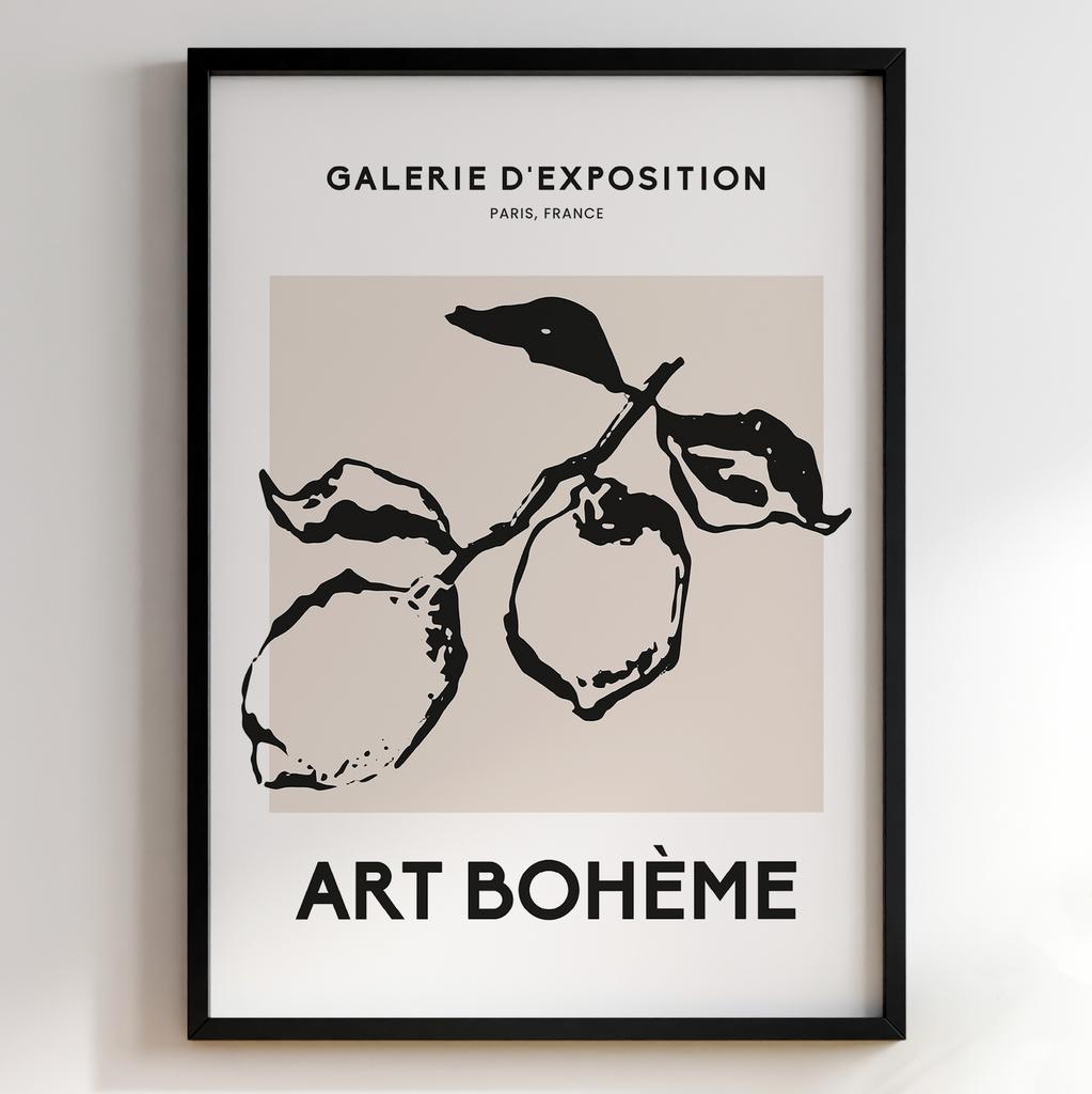 Постер з їжею для кухні та їдальні | Cучасна картина в рамі